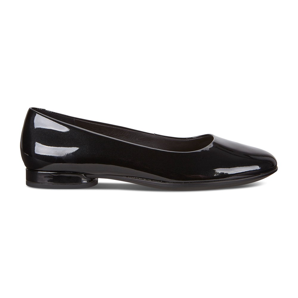 ECCO Womens Ballerinas Black - Anal - AOV-753180